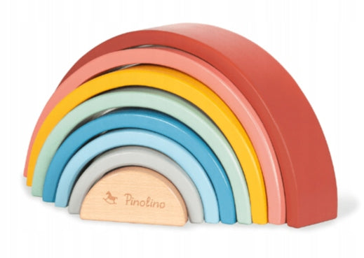 PINOLINO dúha z dreva Ruby MONTESSORI 12m+