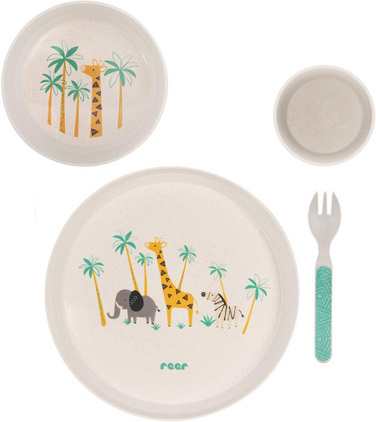 REER set de 4 piese de veselă SAFARI