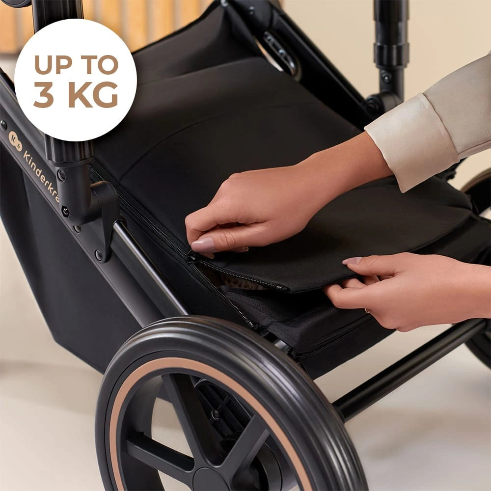 KINDERKRAFT PRIME2 PRO 3v1 multifunkčný kočík do 22kg + autosedačka MINK PRO