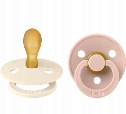 BIBS COLOUR cumlíky 2pack kaučuk 6msc+ SYMETRICKÝ