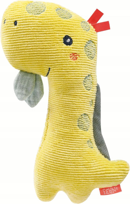 FEHN Dino stuffed toy with rattle and squeaker