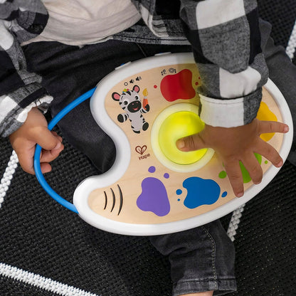 HAPE Magic Touch hudobná paleta na maľovanie v 3 jazykoch 17,5 x 27 cm