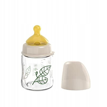 NIP Cherry Green sklenená fľaša 120 ml 0+ latexový cumlík S