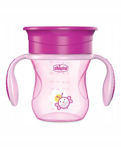 CHICCO Perfect First nevylievací pohár 200 ml 360° 12 m+