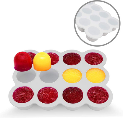 Fresh Foods silikónová forma na zmrazovanie potravín 12 x 75 ml