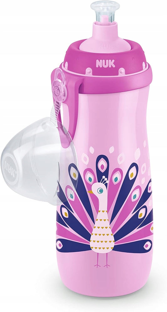 NUK Sports Cup FLES 24 m+ vaso con boquilla push-pull 450 ml EFECTO CAMALEÓN