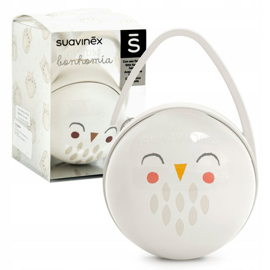 SUAVINEX PREMIUM etui pudełko na smoczki z elastycznym uchwytem