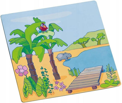 HABA magnetická skladačka Obleč Lilli 4 pozadia 54 magnetov