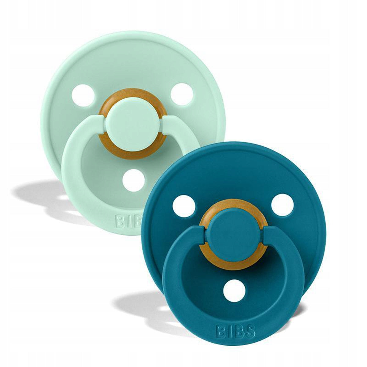 BIBS COLOUR upokojujúce cumlíky 2-pack kaučukové 6 mes.+