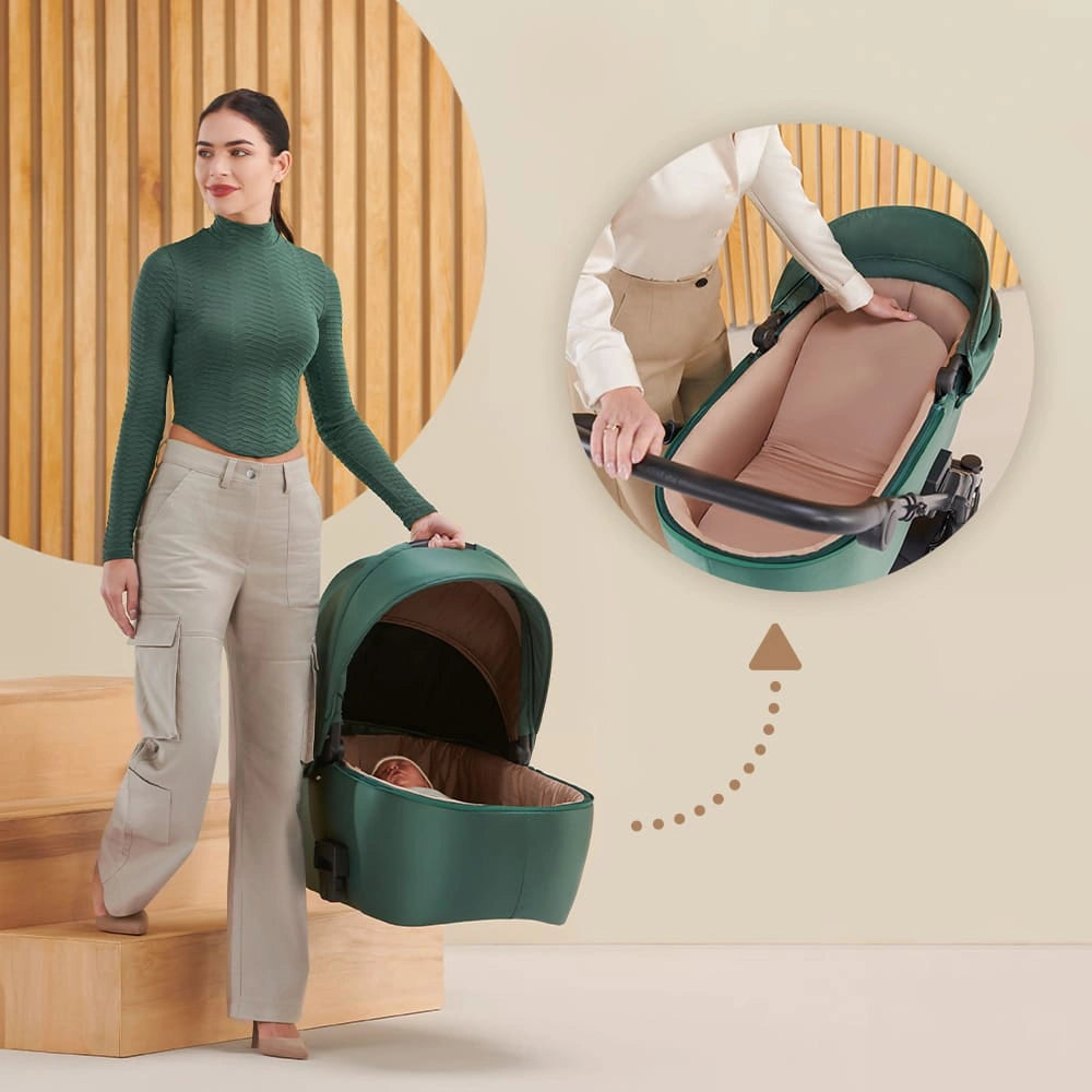 KINDERKRAFT PRIME2 2w1 wózek wielofunkcyjny do 22kg – SHADOW GREY – zdjęcie 8