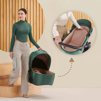 KINDERKRAFT PRIME2 2w1 wózek wielofunkcyjny do 22kg – SHADOW GREY – zdjęcie 8
