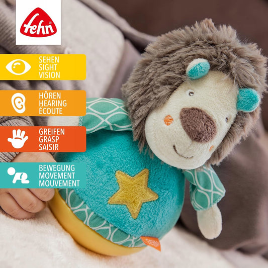 FEHN Funky Friend wańka WSTAŃKA 18cm grzechotka LEW