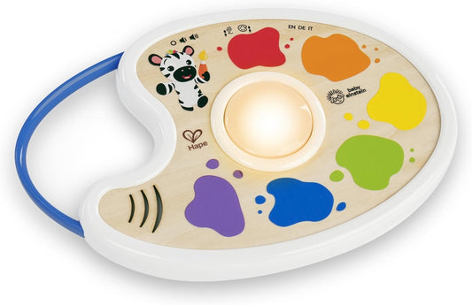 HAPE Magic Touch hudobná paleta na maľovanie v 3 jazykoch 17,5 x 27 cm