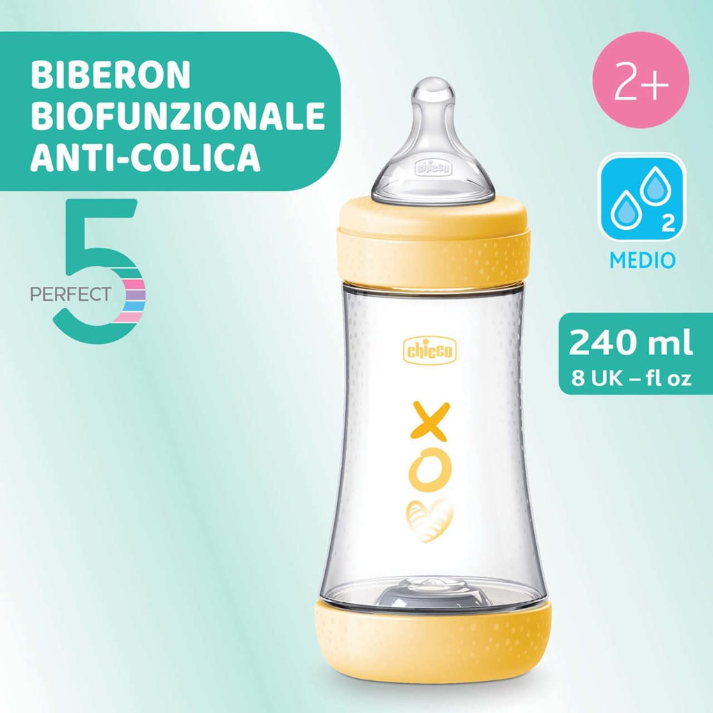 CHICCO fľaša Perfect5 2m+ 240ml