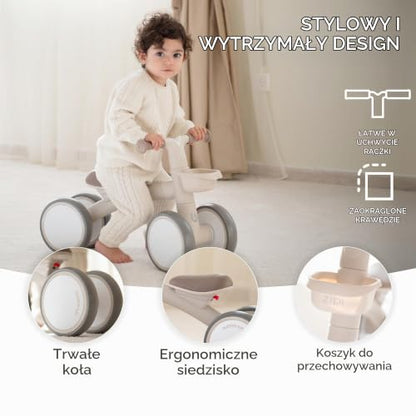 KikkaBoo ZIPI rowerek biegowy dla dzieci 1-3 l