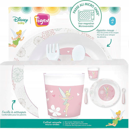 DISNEY BABY Tigex Tinkerbell 4 darabos étkészlet