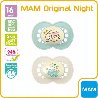 MAM ORIGINAL NIGHT cumlík x2 16m+