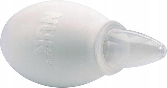 NUK Nasensauger mit Gummiball und 2 Aufsätzen, 9 cm