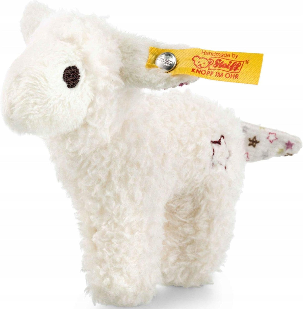 STEIFF plyšová hrkálka ovečka 11 cm