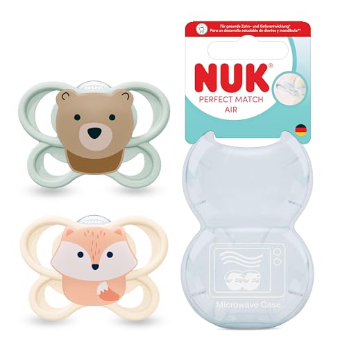 NUK Perfect Match Air pacifiers 0-6m x2
