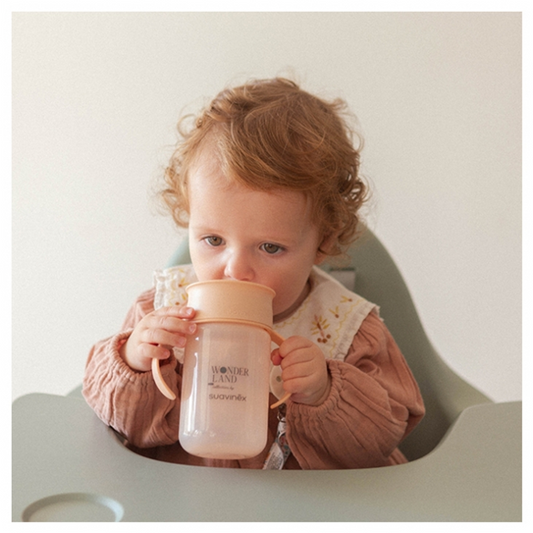 SUAVINEX Tréninkový hrnek KUBEK NIEKAPEK 360° 340 ml
