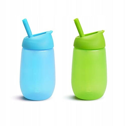 MUNCHKIN SIMPLE CLEAN pohár so slamkou x2 296ml 12 mesiacov+