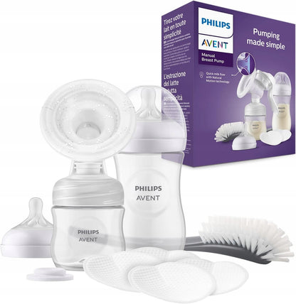 PHILIPS AVENT Natural SCF430/60 ručný odsávač mlieka + príslušenstvo