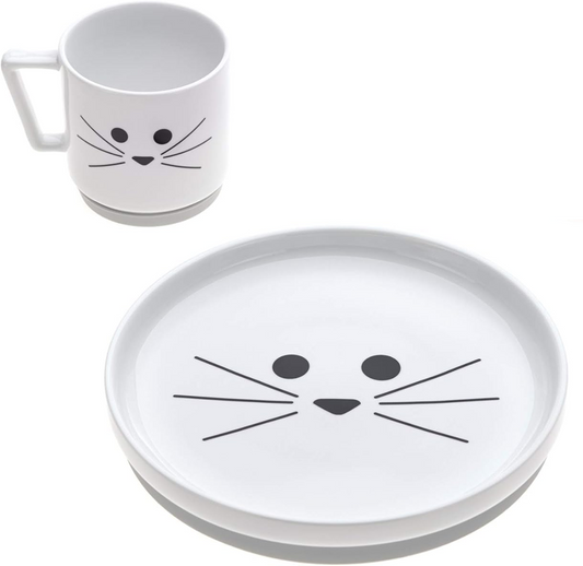 LASSIG Little Chums porseleinen servies - bord beker