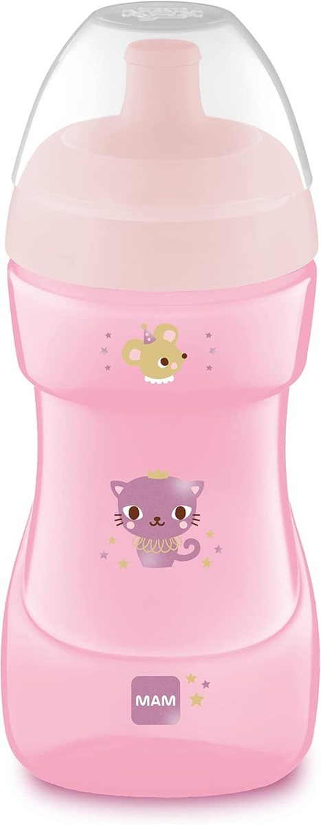 MAM Sports Cup hrnek netekoucí láhev 330 ml 12 m+