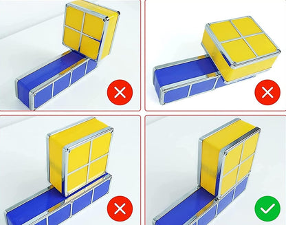 JUSTUP The Magic Block LED nočná lampička, 7 dielov, 7 farieb TETRIS