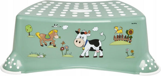 KEEEPER rutschfester Kinderhocker 80 kg FRÖHLICHE FARM