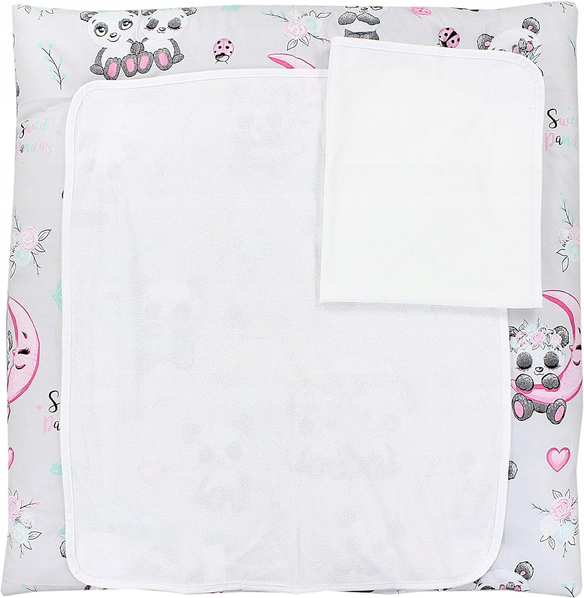 TUPTAM mäkká prebaľovacia podložka s poťahmi x2 75x50 cm