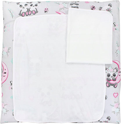 TUPTAM mäkká prebaľovacia podložka s poťahmi x2 75x50 cm
