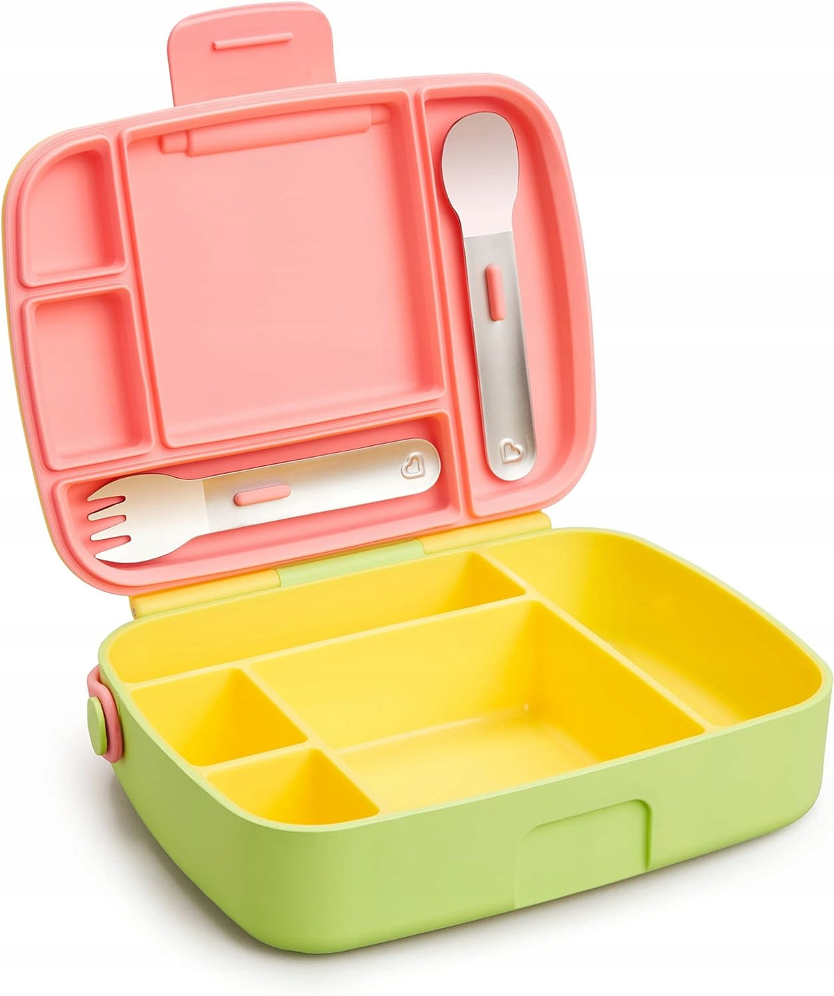 MUNCHKIN Bento Box desiatový box + príbor, 5 priehradok