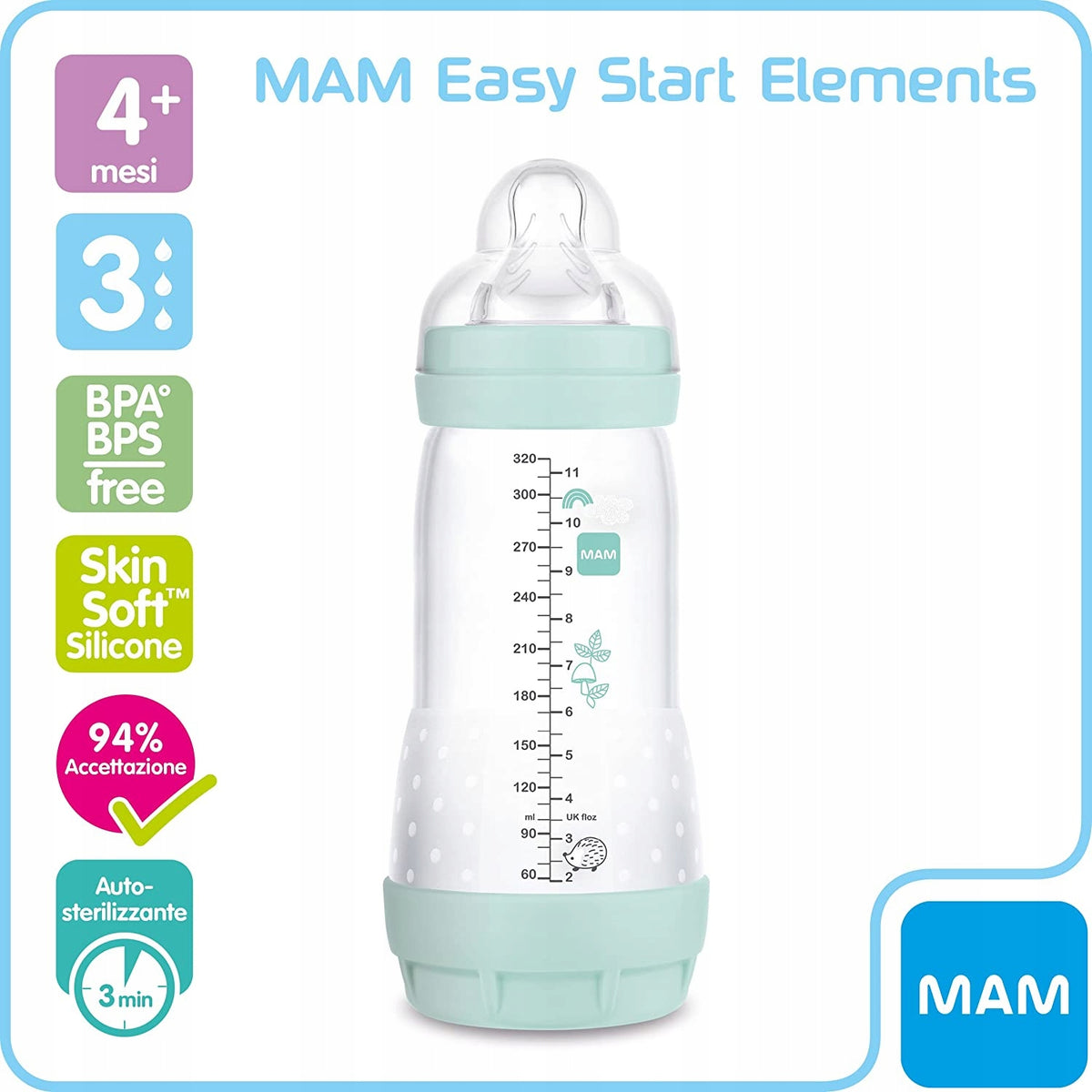MAM Easy Start antikoliková fľaša 320ML