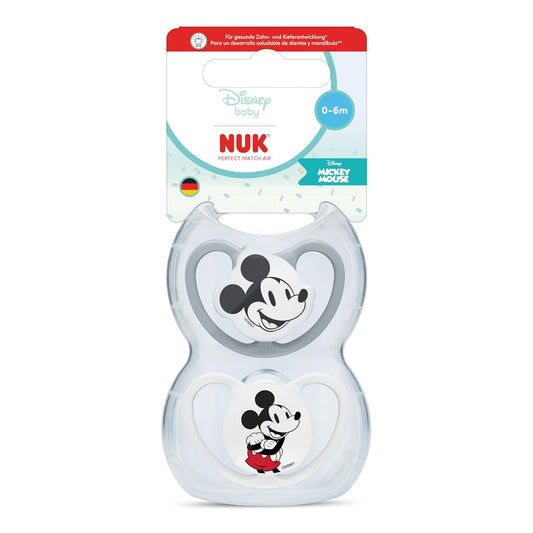 NUK Perfect Match Air cumlík 0-6m x2 DISNEY