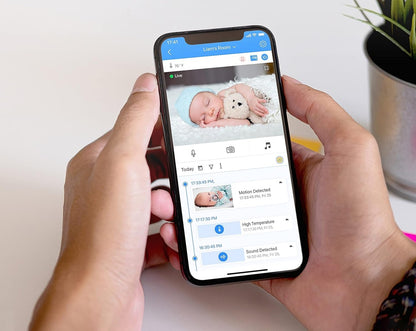 MOTOROLA Easy44 Connect digitálna elektronická pestúnka 4,3" FHSS aplikácia