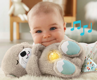 FISHER-PRICE spiaca VYDRA s pohyblivým bruškom, zvukmi a svetlom