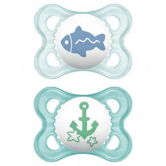 MAM ORIGINAL sucette apaisante 2-6m boîte stérilisable CAOUTCHOUC