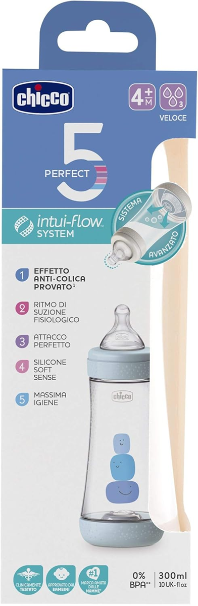 CHICCO fľaša Perfect5 4m+ 300ml