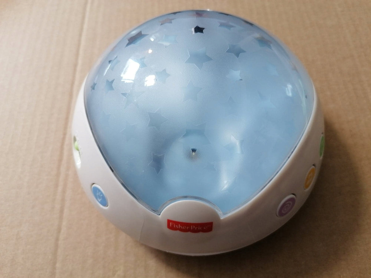 FISHER PRICE kolotoč projektor + diaľkové ovládanie