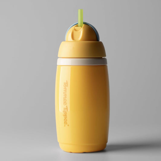 TOMMEE TIPPEE Active Straw Cup copo garrafa com palhinha 266 ml 12 m+