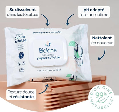 BIOLANE toilet wipes 5x54 pcs.