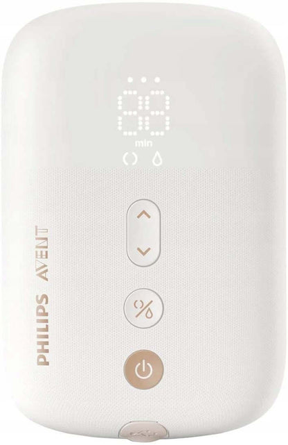 PHILIPS AVENT SCF396/11 LAKTATOR elektryczny biały panel sterowania z wyświetlaczem i przyciskami