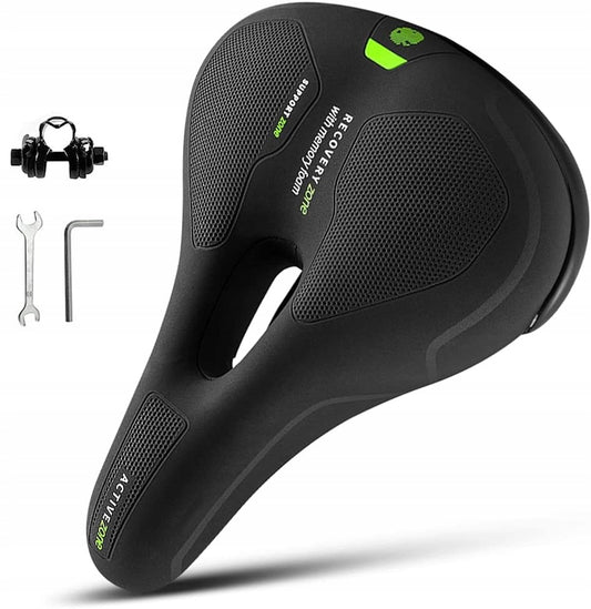 AYAMAYA cyklistické sedlo MTB a trekking z peny, 18,5 x 26 cm
