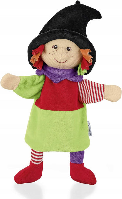 STERNTALER plyšová maňuška na hranie rolí ČARODEJNICA 22 cm