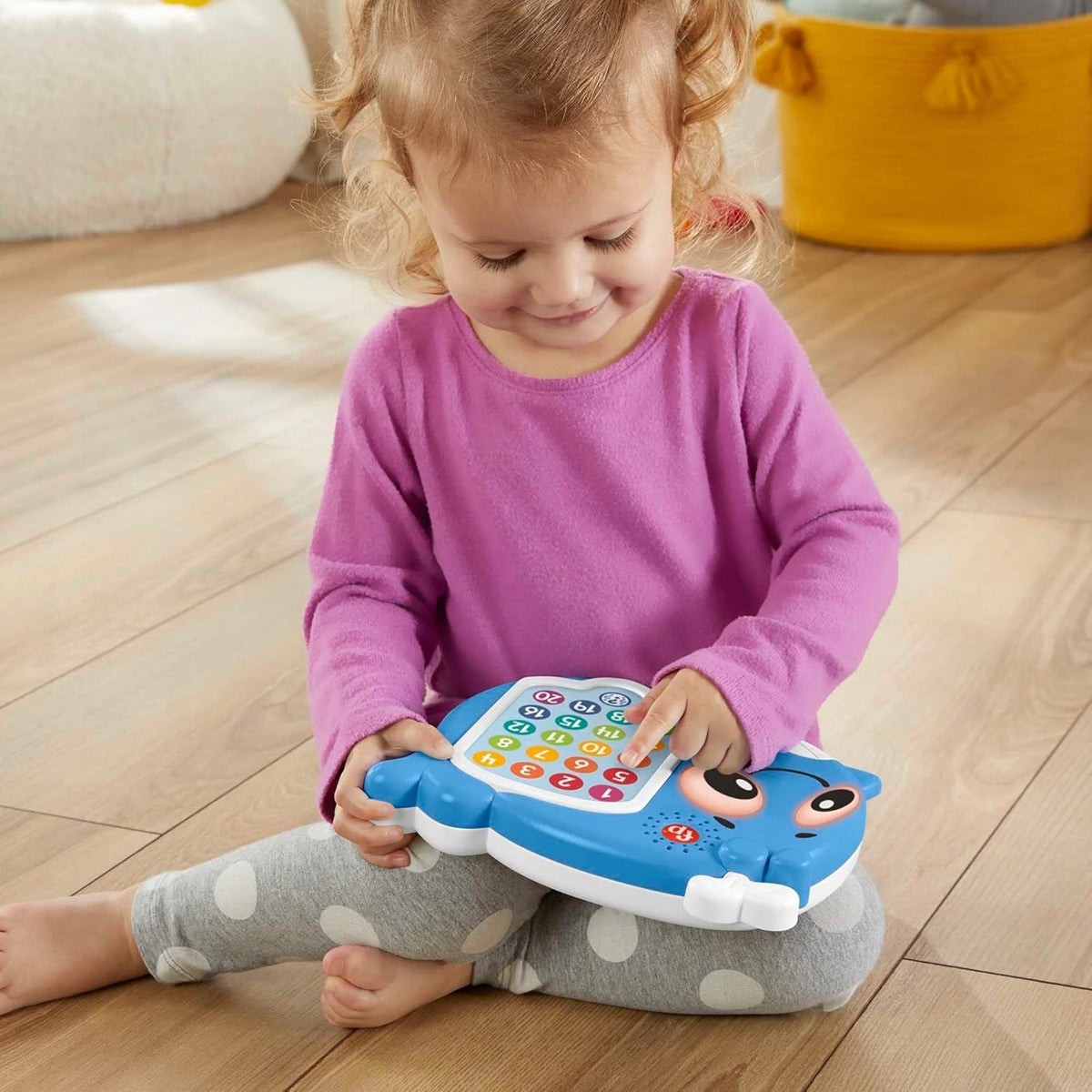 FISHER-PRICE interaktívna VEĽRYBA so svetlami, 120 melódiami a vetami, NEMECKÝ JAZYK