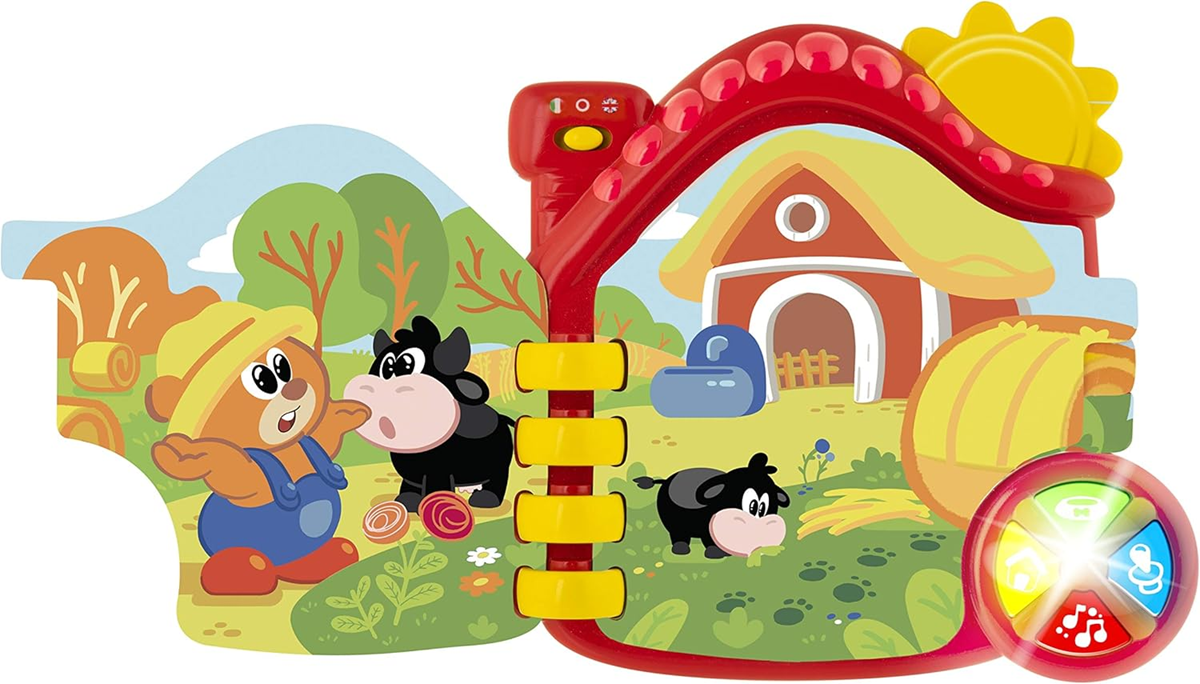 CHICCO Farma, elektronická vzdelávacia knižka, ANGLICKÝ a TALIANSKY JAZYK