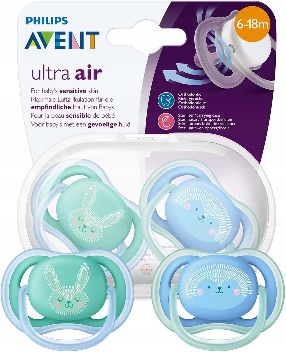 PHILIPS AVENT Ultra Air cumlíky x 2 6-18 mesiacov