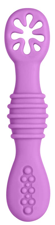 VICLOON Sticky Spoon silikónová lyžička 2,5 x 10 cm 4 m+ fialová